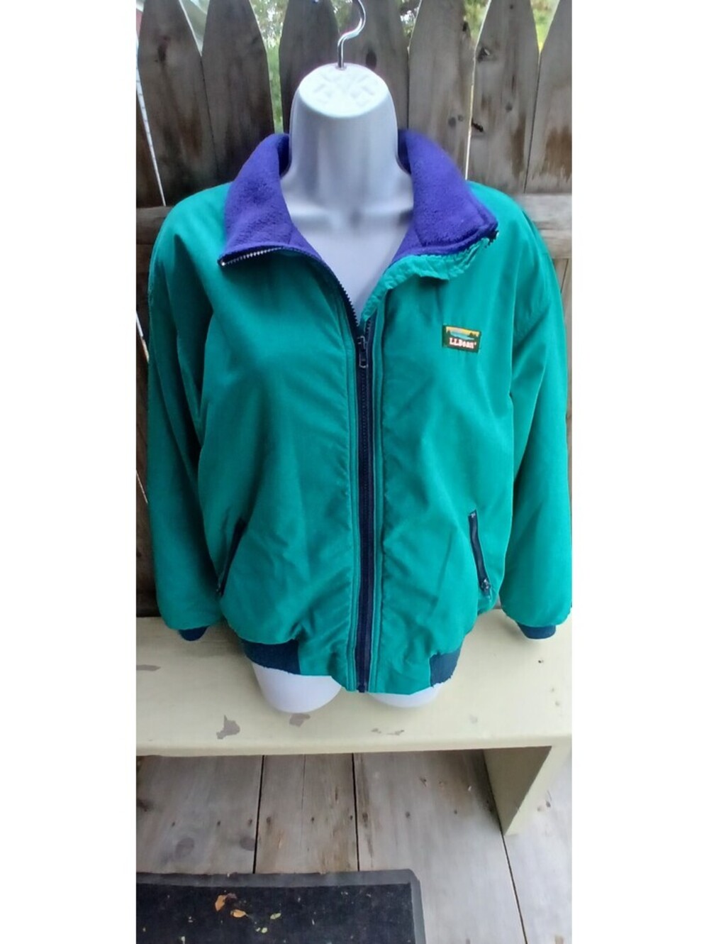 Vintage L.L Bean Bomber Warm-up Jacket Size L.